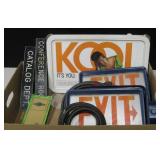 Lighted Exit Signs, Kool Cigarette Sign & More