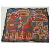 South American Pair Of Toucans Mola 14" x 11"