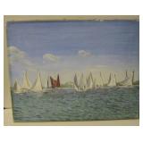 18" x 14" Original Painting On Stretched Canvas