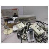 Box Lot of Electronics/Mail Box