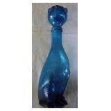 16" Mid-Century Italian Glass Cat Decanter