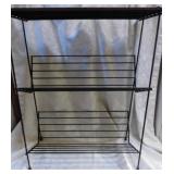 20" X 19" X 26.5" Mid-Century Wire Rack