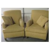 Set of 2 Cushion Chairs-30" X 33" X 36.5"