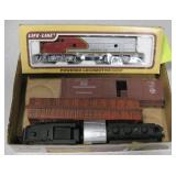HO Gauge Model Railroad Box Cars & Locomotives