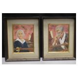 Pair Of Framed Original Paintings - 15.5" x 19"
