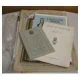 Box lot of Ephemera