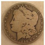 1896-O Silver Morgan Dollar - New Orleans Minted