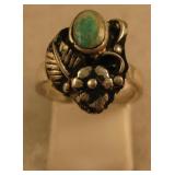 Sterling Silver & Turquoise SW Ring