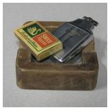 Vtg Ashtray, Lighter, Cigarette Case