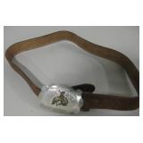 34" Leather Western Belt w/ Buckle