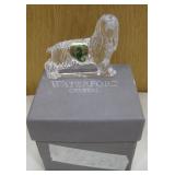 Waterford Crystal Dog w/ Original Box - 2.25" Tall