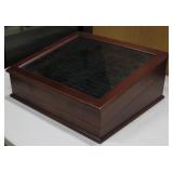PCS Stamps & Coins Lidded Tilt Top Display Case
