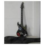 Electric Guitar w/ Soft Case & Amp Cords