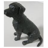 8" Tall Resin Dog Statue