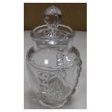 Vintage Henry Wichert Chicago Glass Jar w/ Lid