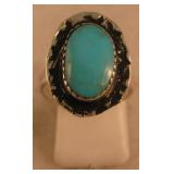 Sterling Silver & Turquoise SW Ring