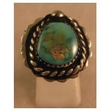 Sterling Silver & Turquoise SW Ring