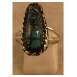 Sterling Silver & Turquoise SW Ring