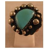 Sterling Silver & Turquoise SW Ring