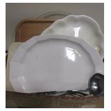 Ceramic & Wood Serving Platters & More