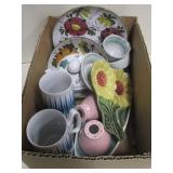 Box Of Assorted Kitchen Collectibles
