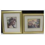 2 Framed Prints - 16.5" x 14.5"