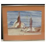 Framed & Matted Original Art - Signed