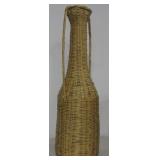 37" Tall Dry Arrangement Or Decor Woven Vase