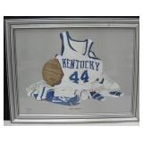 Signed Numbered Kentucky Wildcats Basketball Print