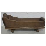 19.5" Long Wood Doll Cradle