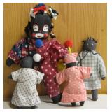 Lot of Black Americana Dolls