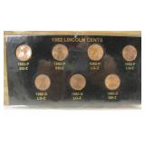 1982 Lincoln Transitional Cents Collection