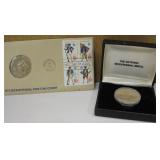 2 USA Bicentennial Medals - 1 w/ First Day Issue