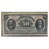 1915 El Estado De Sonora 50 Centavos Mexico