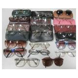 Lot Of 20 Eyeglass Frames w/ Lenses