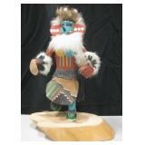 11" Tall Native American Kachina - Unsigned