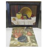 2 Art Pieces, Largest is 24.5" X 20.5"