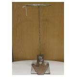 Handcrafted Metal Plant Stand w/ Plow Base