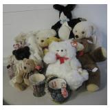 Large Box Of Plush Animals