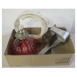 Long Viewer, Lamp, Needlepoint Hoop