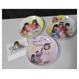 Lot Of 3 DeGrazia 8.5" Dia. Plates & 2011 Calendar
