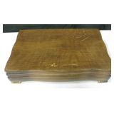 Wood Flatware Box w/1847 Rogers Bros. Flatware