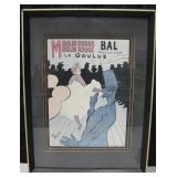 Framed Moulin Rouge Print - 16" x 21"