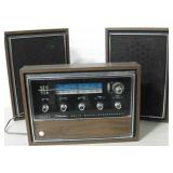 Vtg Silvertone 2055 Transistor Radio w/ 2 Speakers