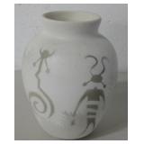 7" Ceramic Southwest Design Vase - Signed