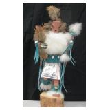 12" Tall Mudhead Navajo Kachina - Signed