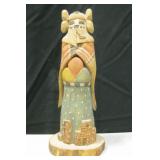 8" Tall Hopi Snow Maiden Kachina - Signed