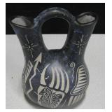 2003 Acoma Wedding Vase Signed David Tune