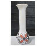 8" Tall Isleta Pueblo Ceramic Vase - Signed