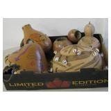 Painted / Pyrography NA Gourd Art - Tallest Is 8"